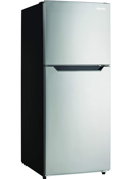 Danby DFF101B1BSLDB 10.1 Cu.Ft. Top Mount Freezer, Energy-Star Rated Apartment Refrigerator 